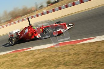 © 2012 Octane Photographic Ltd. Barcelona Winter Test 1 Day 4 - Friday 24th February 2012. Ferrari F2012 - Felipe Massa. Digital Ref : 0229cb1d0299