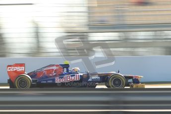 © 2012 Octane Photographic Ltd. Barcelona Winter Test 1 Day 4 - Friday 24th February 2012. Toro Rosso STR7 - Jean-Eric Vergne. Digital Ref : 0229cb1d0358