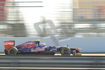 © 2012 Octane Photographic Ltd. Barcelona Winter Test 1 Day 4 - Friday 24th February 2012. Toro Rosso STR7 - Jean-Eric Vergne. Digital Ref : 0229cb1d0375