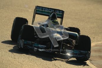 © 2012 Octane Photographic Ltd. Barcelona Winter Test 1 Day 4 - Friday 24th February 2012. Mercedes W03 - Nico Rosberg. Digital Ref : 0229cb1d9944