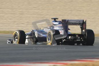 © 2012 Octane Photographic Ltd. Barcelona Winter Test 1 Day 4 - Friday 24th February 2012. Williams FW34 - Pastor Maldonado. Digital Ref : 0229cb7d6775