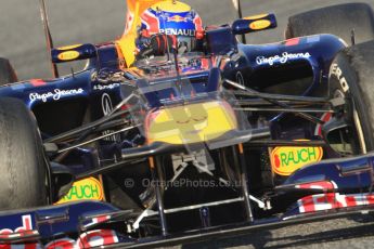 © 2012 Octane Photographic Ltd. Barcelona Winter Test 1 Day 4 - Friday 24th February 2012. Red Bull RB8 - Mark Webber. Digital Ref : 0229cb7d6861