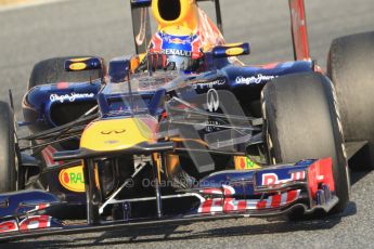 © 2012 Octane Photographic Ltd. Barcelona Winter Test 1 Day 4 - Friday 24th February 2012. Red Bull RB8 - Mark Webber. Digital Ref : 0229cb7d6871