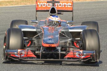 © 2012 Octane Photographic Ltd. Barcelona Winter Test 1 Day 4 - Friday 24th February 2012. McLaren MP4/27 - Jenson Button. Digital Ref : 0229cb7d6902