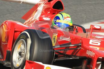 © 2012 Octane Photographic Ltd. Barcelona Winter Test 1 Day 4 - Friday 24th February 2012. Ferrari F2012 - Felipe Massa. Digital Ref : 0229cb7d6916