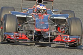 © 2012 Octane Photographic Ltd. Barcelona Winter Test 1 Day 4 - Friday 24th February 2012. McLaren MP4/27 - Jenson Button. Digital Ref : 0229cb7d6923