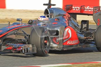 © 2012 Octane Photographic Ltd. Barcelona Winter Test 1 Day 4 - Friday 24th February 2012. McLaren MP4/27 - Jenson Button. Digital Ref : 0229cb7d6939
