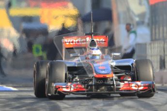 © 2012 Octane Photographic Ltd. Barcelona Winter Test 1 Day 4 - Friday 24th February 2012. McLaren MP4/27 - Jenson Button. Digital Ref : 0229cb7d7030