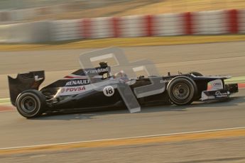 © 2012 Octane Photographic Ltd. Barcelona Winter Test 1 Day 4 - Friday 24th February 2012. Williams FW34 - Pastor Maldonado. Digital Ref : 0229lw7d4269