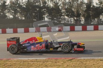© 2012 Octane Photographic Ltd. Barcelona Winter Test 1 Day 4 - Friday 24th February 2012. Red Bull RB8 - Mark Webber. Digital Ref : 0229lw7d4596