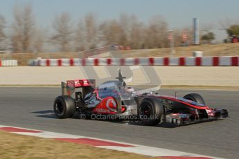 © 2012 Octane Photographic Ltd. Barcelona Winter Test 1 Day 4 - Friday 24th February 2012. McLaren MP4/27 - Jenson Button. Digital Ref : 0229lw7d4975