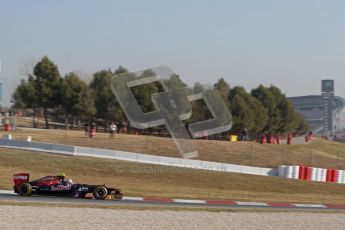 © 2012 Octane Photographic Ltd. Barcelona Winter Test 1 Day 4 - Friday 24th February 2012. Toro Rosso STR7 - Jean-Eric Vergne. Digital Ref : 0229lw7d5076