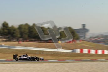 © 2012 Octane Photographic Ltd. Barcelona Winter Test 1 Day 4 - Friday 24th February 2012. Williams FW34 - Pastor Maldonado. Digital Ref : 0229lw7d5176