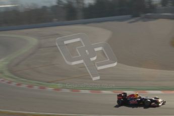 © 2012 Octane Photographic Ltd. Barcelona Winter Test 1 Day 4 - Friday 24th February 2012. Red Bull RB8 - Mark Webber. Digital Ref : 0229lw7d5199