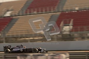 © 2012 Octane Photographic Ltd. Barcelona Winter Test 1 Day 4 - Friday 24th February 2012. Williams FW34 - Pastor Maldonado. Digital Ref : 0229lw7d5340