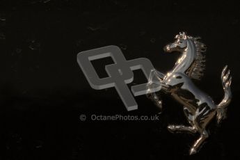 © 2012 Octane Photographic Ltd. Barcelona Winter Test 1 Day 4 - Friday 24th February 2012. Chrome Ferrari logo. Digital Ref : 0229lw7d5424