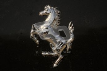 © 2012 Octane Photographic Ltd. Barcelona Winter Test 1 Day 4 - Friday 24th February 2012. Chrome Ferrari logo. Digital Ref : 0229lw7d5431