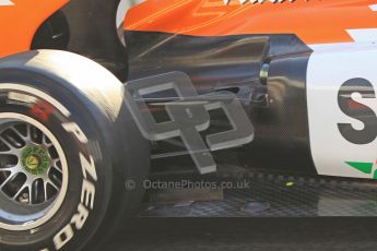 © 2012 Octane Photographic Ltd. Barcelona Winter Test 2 Day 1 - Thursday 1st March 2012. Force India VJM05 - Paul di Resta. Digital Ref : 0231cb1d1710