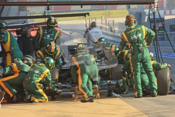 © 2012 Octane Photographic Ltd. Barcelona Winter Test 2 Day 1 - Thursday 1st March 2012. Caterham CT01 - Vitaly Petrov. Digital Ref : 0231cb1d1726