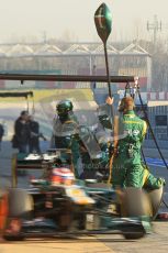 © 2012 Octane Photographic Ltd. Barcelona Winter Test 2 Day 1 - Thursday 1st March 2012. Caterham CT01 - Vitaly Petrov. Digital Ref : 0231cb1d1741