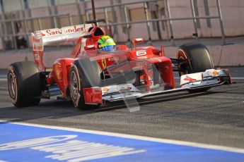 © 2012 Octane Photographic Ltd. Barcelona Winter Test 2 Day 1 - Thursday 1st March 2012. Ferrari F2012 - Felipe Massa. Digital Ref : 0231cb1d1869