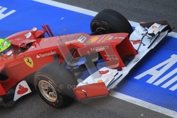 © 2012 Octane Photographic Ltd. Barcelona Winter Test 2 Day 1 - Thursday 1st March 2012. Ferrari F2012 - Felipe Massa. Digital Ref : 0231cb1d1933