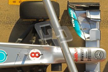 © 2012 Octane Photographic Ltd. Barcelona Winter Test 2 Day 1 - Thursday 1st March 2012. Mercedes W03 - Nico Rosberg. Digital Ref : 0231cb1d2005