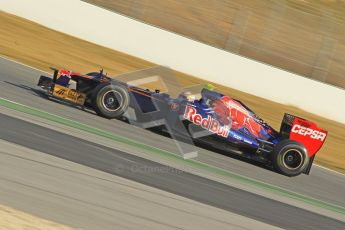 © 2012 Octane Photographic Ltd. Barcelona Winter Test 2 Day 1 - Thursday 24th March 2012. Toro Rosso STR7 - Jean-Eric Vergne. Digital Ref : 0231cb1d2037