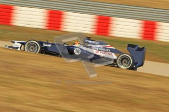 © 2012 Octane Photographic Ltd. Barcelona Winter Test 2 Day 1 - Thursday 24th March 2012. Williams FW34 - Pastor Maldonado. Digital Ref :  0231cb1d2187