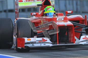 © 2012 Octane Photographic Ltd. Barcelona Winter Test 2 Day 1 - Thursday 1st March 2012. Ferrari F2012 - Felipe Massa. Digital Ref : 0231cb7d7661