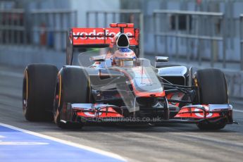 © 2012 Octane Photographic Ltd. Barcelona Winter Test 2 Day 1 - Thursday 1st March 2012. McLaren MP4/27 - Jenson Button. Digital Ref : 0231cb7d7698
