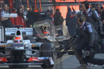 © 2012 Octane Photographic Ltd. Barcelona Winter Test 2 Day 1 - Thursday 1st March 2012. Sauber C31 - Sergio Perez. Digital Ref : 0231cb7d7786