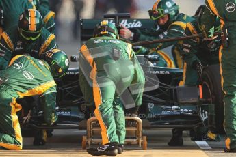 © 2012 Octane Photographic Ltd. Barcelona Winter Test 2 Day 1 - Thursday 1st March 2012. Caterham CT01 - Vitaly Petrov. Digital Ref : 0231cb7d7800