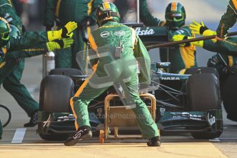 © 2012 Octane Photographic Ltd. Barcelona Winter Test 2 Day 1 - Thursday 1st March 2012. Caterham CT01 - Vitaly Petrov. Digital Ref : 0231cb7d7807