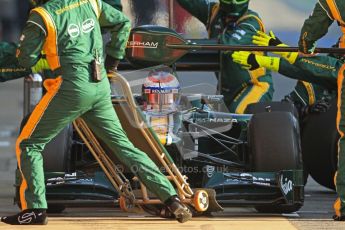 © 2012 Octane Photographic Ltd. Barcelona Winter Test 2 Day 1 - Thursday 1st March 2012. Caterham CT01 - Vitaly Petrov. Digital Ref : 0231cb7d7809