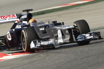 © 2012 Octane Photographic Ltd. Barcelona Winter Test 2 Day 1 - Thursday 24th March 2012. Williams FW34 - Pastor Maldonado. Digital Ref : 0231cb7d8084