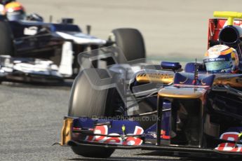 © 2012 Octane Photographic Ltd. Barcelona Winter Test 2 Day 1 - Thursday 24th March 2012. Toro Rosso STR7 - Jean-Eric Vergne. Digital Ref :0231cb7d8107