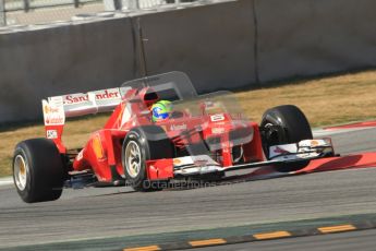© 2012 Octane Photographic Ltd. Barcelona Winter Test 2 Day 1 - Thursday 1st March 2012. Ferrari F2012 - Felipe Massa. Digital Ref : 0231cb7d8109