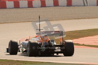 © 2012 Octane Photographic Ltd. Barcelona Winter Test 2 Day 1 - Thursday 24th March 2012. Force India VJM05 - Paul di Resta. Digital Ref : 0231lw7d0150