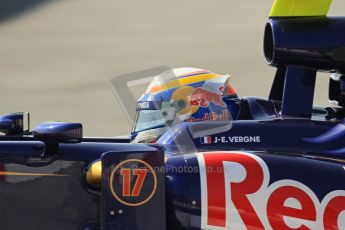 © 2012 Octane Photographic Ltd. Barcelona Winter Test 2 Day 1 - Thursday 24th March 2012. Toro Rosso STR7 - Jean-Eric Vergne. Digital Ref : 0231lw7d0241