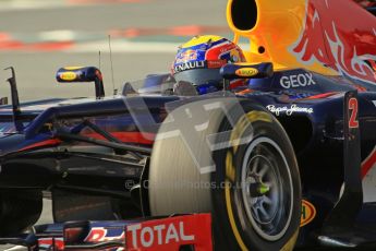 © 2012 Octane Photographic Ltd. Barcelona Winter Test 2 Day 1 - Thursday 1st March 2012. Red Bull RB8 - Mark Webber. Digital Ref : 0231lw7d0288