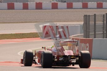 © 2012 Octane Photographic Ltd. Barcelona Winter Test 2 Day 1 - Thursday 1st March 2012. Ferrari F2012 - Felipe Massa. Digital Ref : 0231lw7d0383