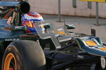 © 2012 Octane Photographic Ltd. Barcelona Winter Test 2 Day 1 - Thursday 1st March 2012. Caterham CT01 - Vitaly Petrov. Digital Ref : 0231lw7d7657