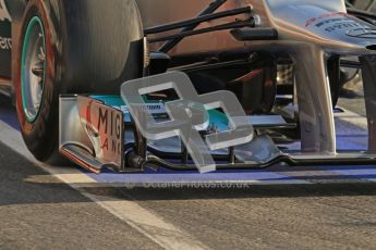 © 2012 Octane Photographic Ltd. Barcelona Winter Test 2 Day 1 - Thursday 1st March 2012. Mercedes W03 - Nico Rosberg. Digital Ref : 0231lw7d7769