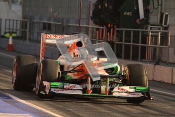 © 2012 Octane Photographic Ltd. Barcelona Winter Test 2 Day 1 - Thursday 1st March 2012. Force India VJM05 - Paul di Resta. Digital Ref : 0231lw7d7941