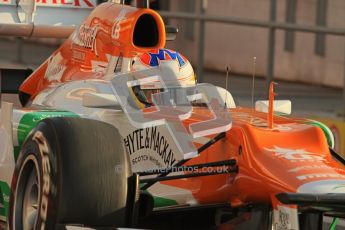 © 2012 Octane Photographic Ltd. Barcelona Winter Test 2 Day 1 - Thursday 1st March 2012. Force India VJM05 - Paul di Resta. Digital Ref : 0231lw7d7948