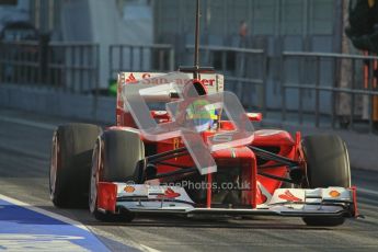 © 2012 Octane Photographic Ltd. Barcelona Winter Test 2 Day 1 - Thursday 1st March 2012. Ferrari F2012 - Felipe Massa. Digital Ref : 0231lw7d8020