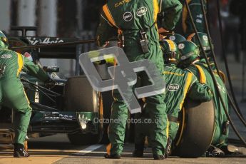 © 2012 Octane Photographic Ltd. Barcelona Winter Test 2 Day 1 - Thursday 1st March 2012. Caterham CT01 - Vitaly Petrov. Digital Ref : 0231lw7d8061