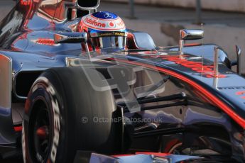 © 2012 Octane Photographic Ltd. Barcelona Winter Test 2 Day 1 - Thursday 1st March 2012. McLaren MP4/27 - Jenson Button. Digital Ref : 0231lw7d8417