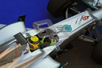 © 2012 Octane Photographic Ltd. Barcelona Winter Test 2 Day 1 - Thursday 1st March 2012. Mercedes W03 - Nico Rosberg. Digital Ref : 0231lw7d8648